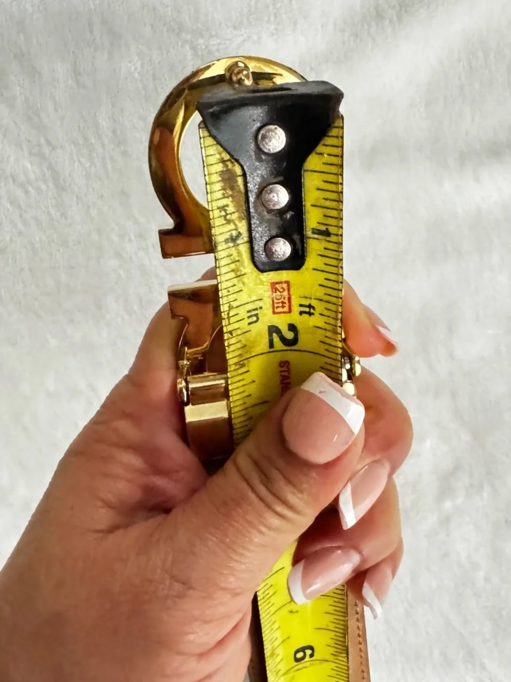 Salvatore Ferragamo Black and Gold Gancini Buckle Belt